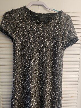 Ann Taylor Black and White Dress